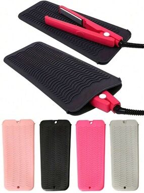 NWT Assorted Silicone Hot Tools Protective Storage Pouches - Multiple Colors